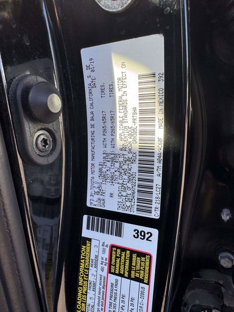 2019 Toyota Tacoma TRD Sport