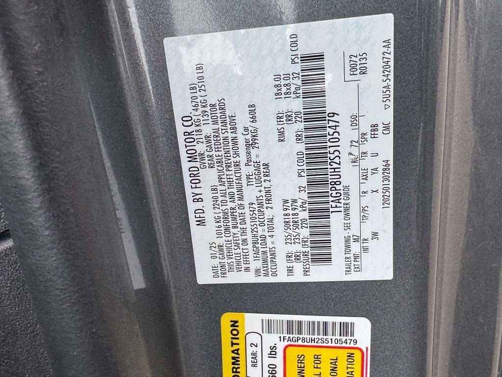 2025 Ford Mustang EcoBoost Premium