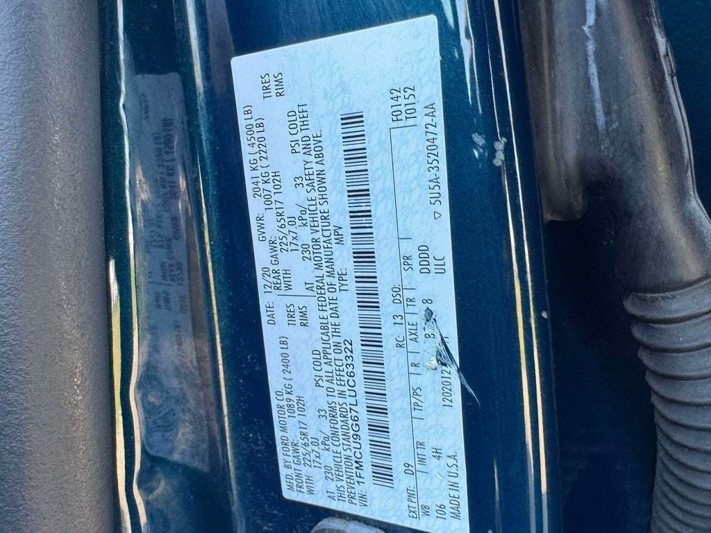 2020 Ford Escape SE