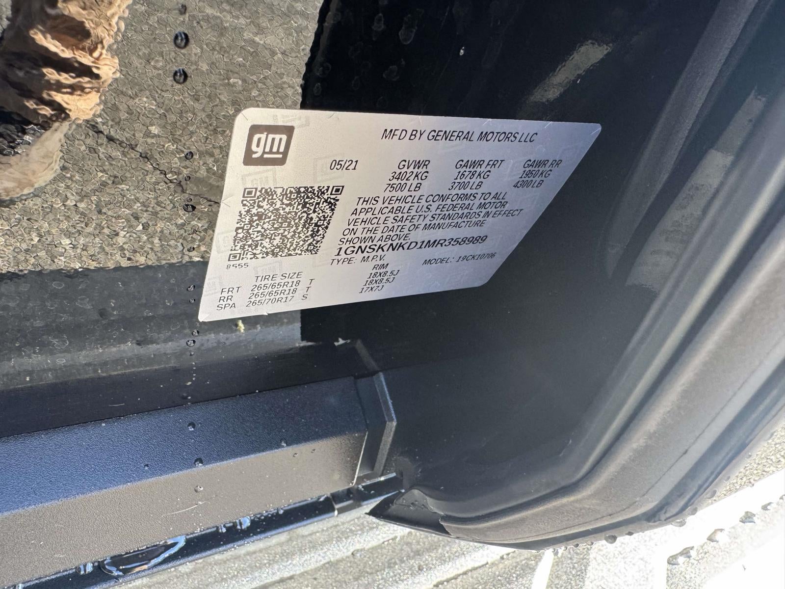 2021 Chevrolet Tahoe LT