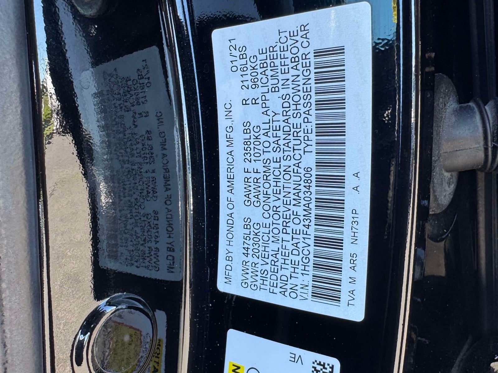2021 Honda Accord Sport Special Edition