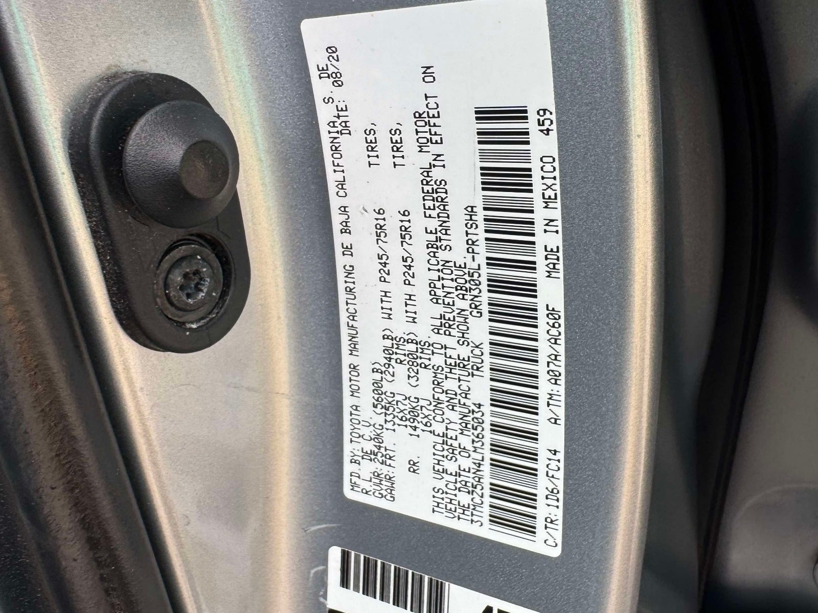 2020 Toyota Tacoma SR5 V6
