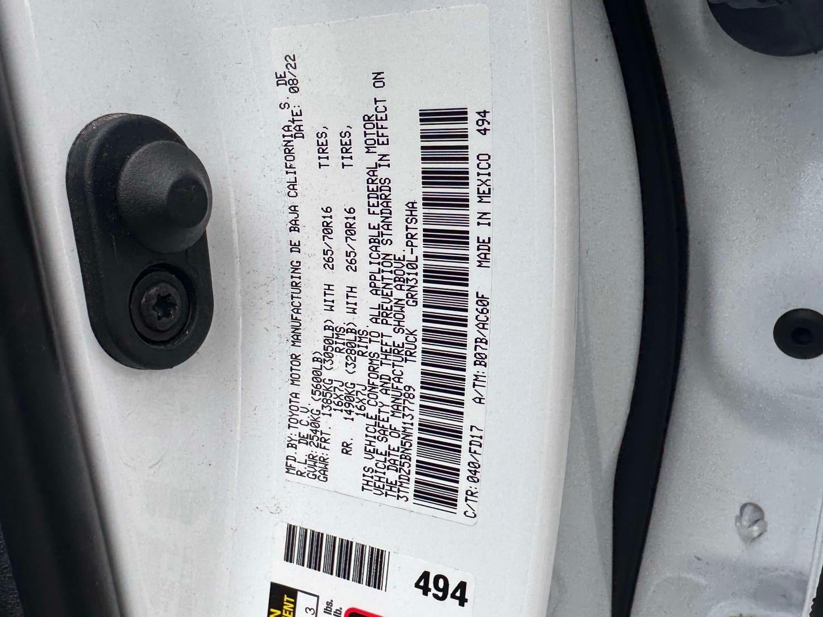 2022 Toyota Tacoma TRD Off-Road V6