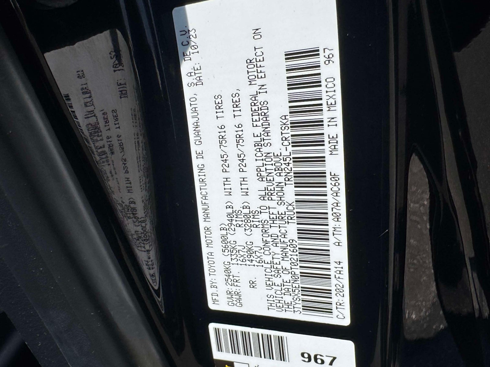 2023 Toyota Tacoma SR