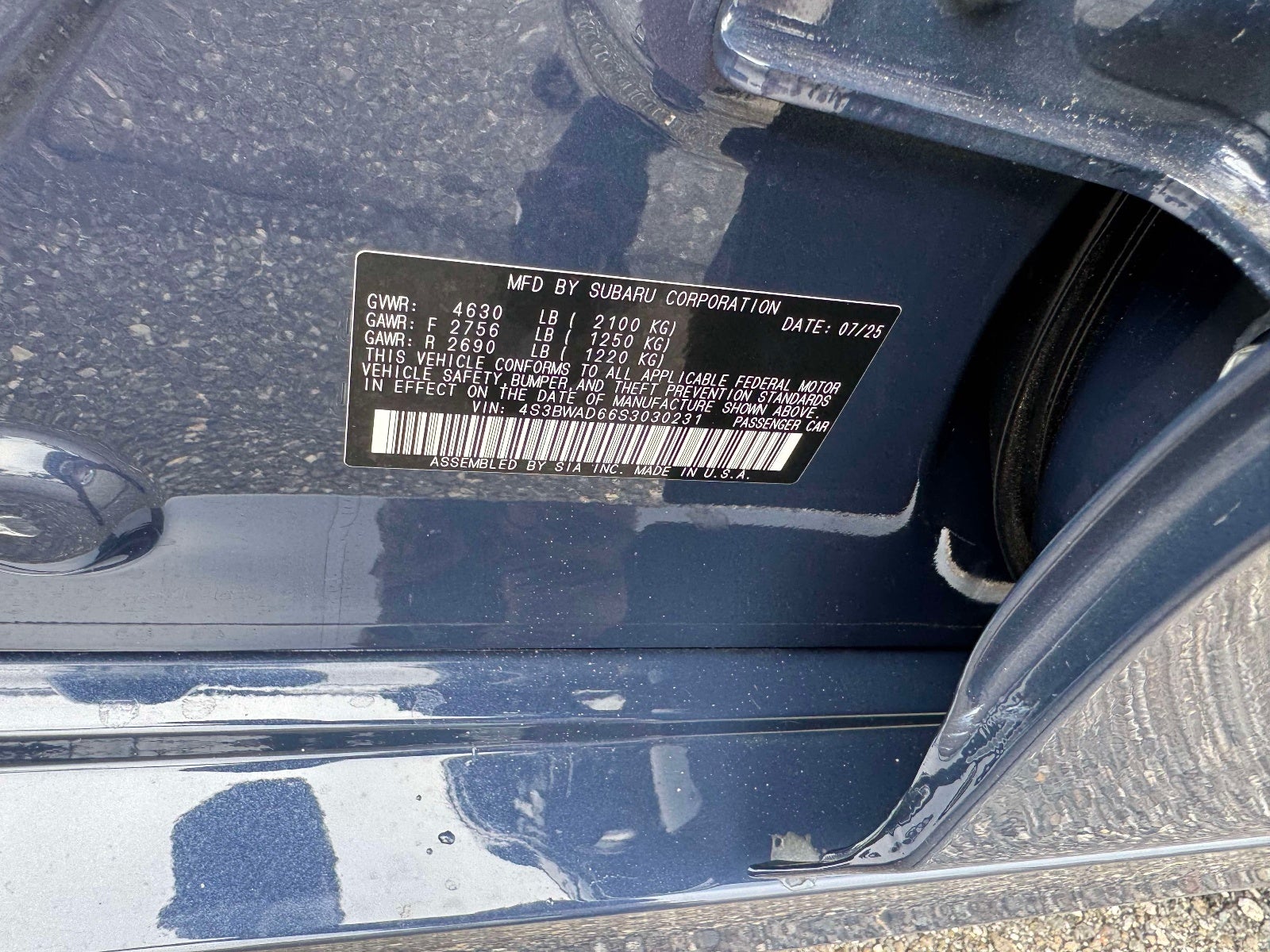 2025 Subaru Legacy Premium