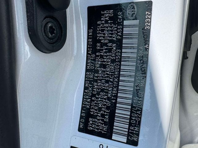 2017 Toyota Camry XSE V6