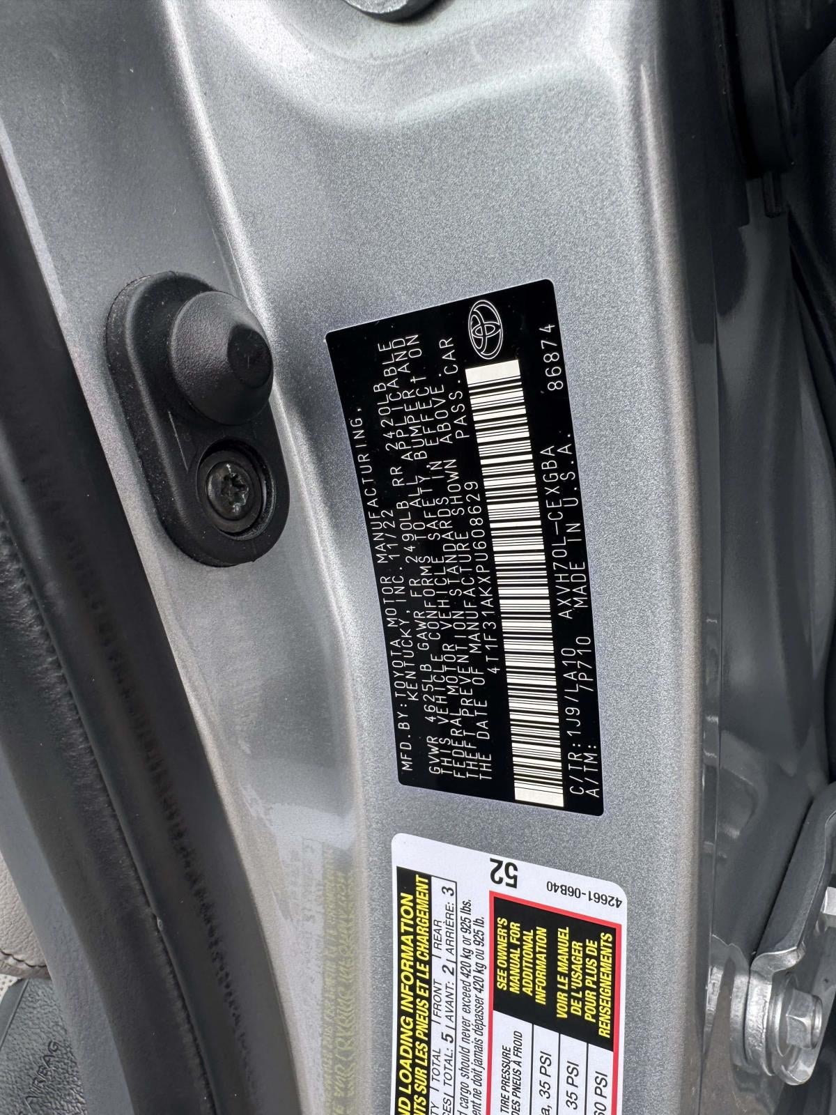 2023 Toyota Camry Hybrid XLE