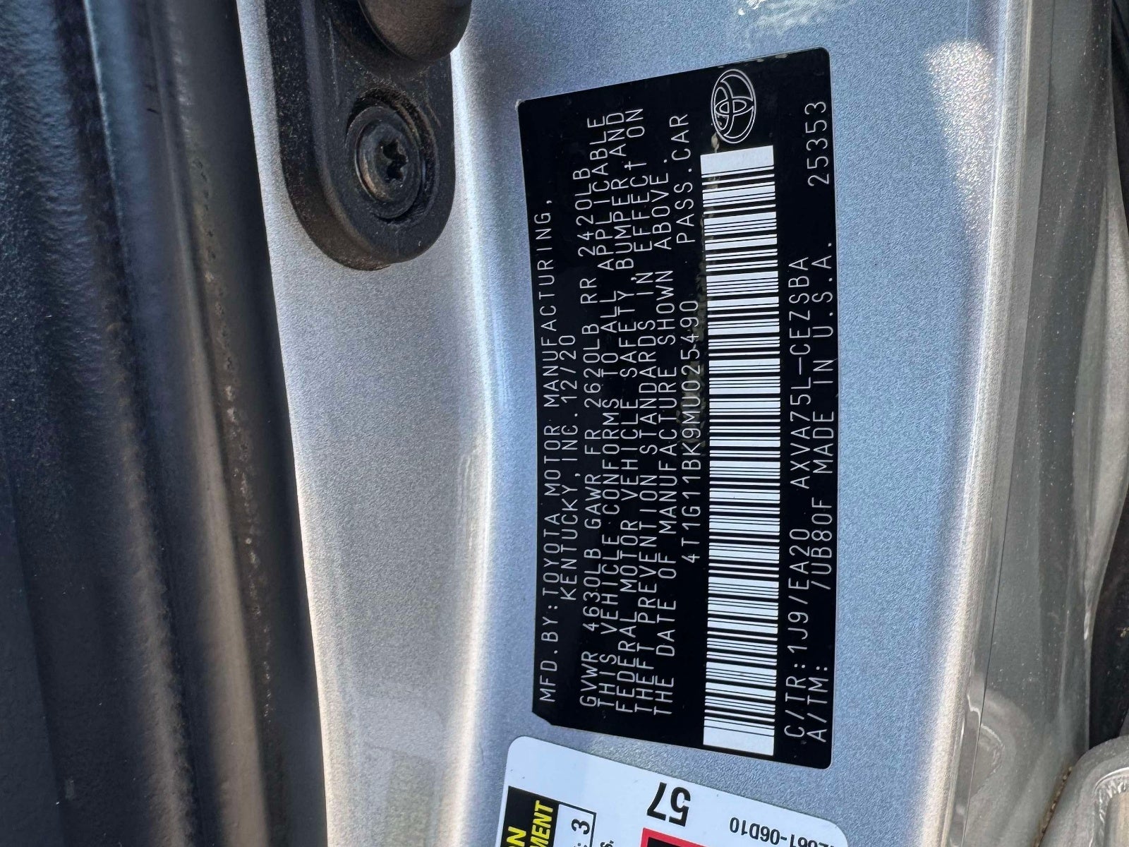 2021 Toyota Camry SE