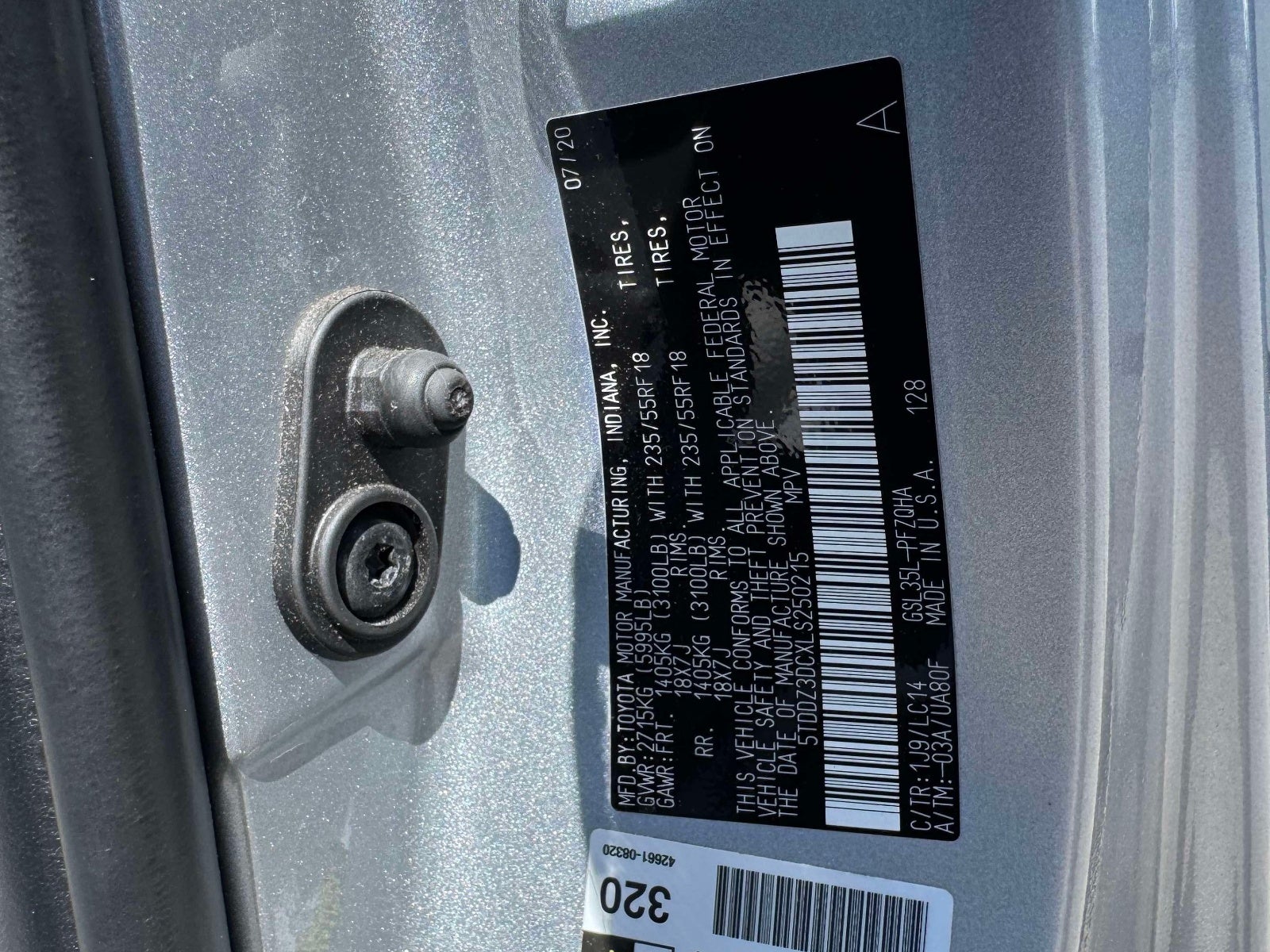 2020 Toyota Sienna XLE Premium 7 Passenger