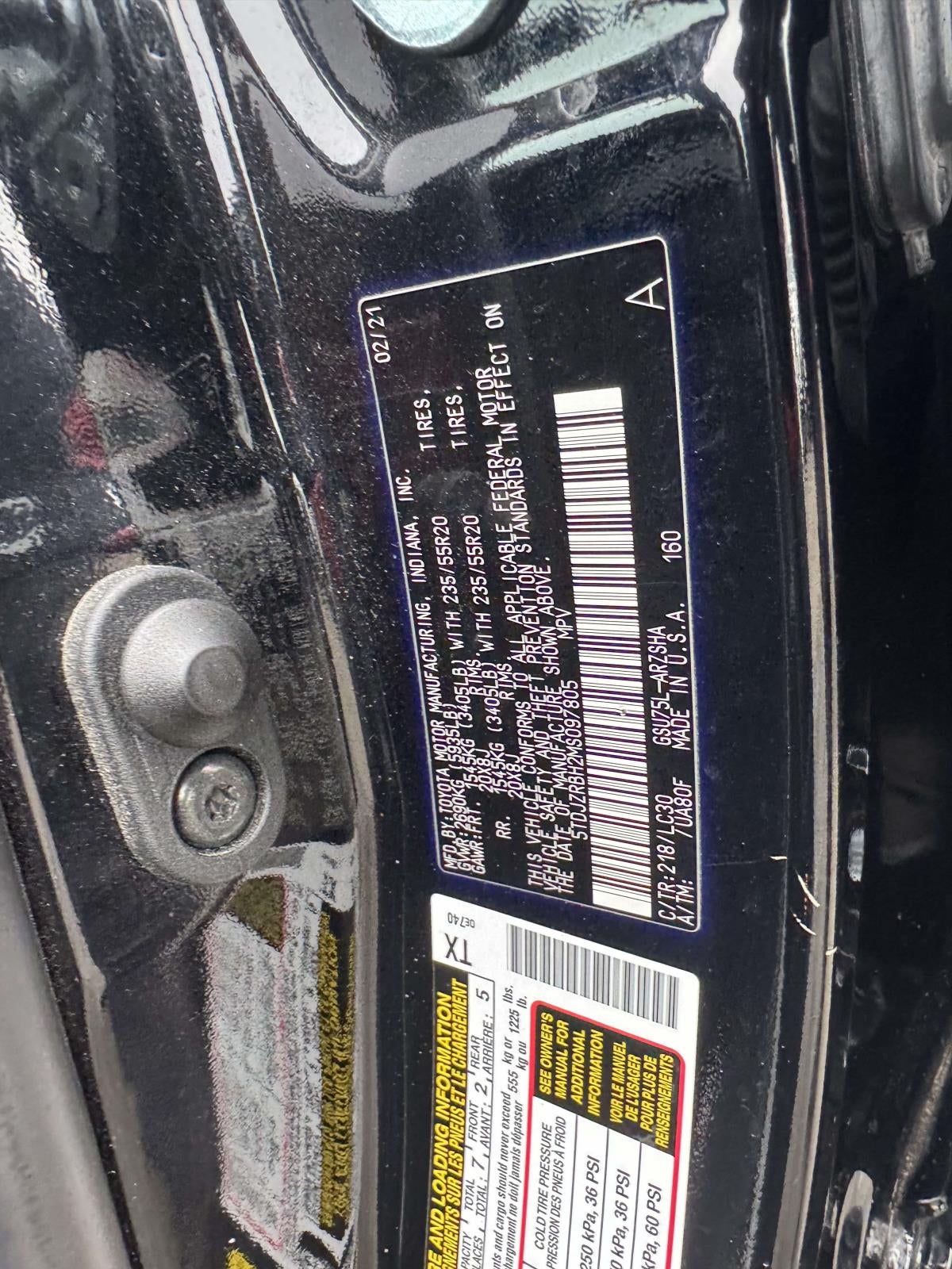 2021 Toyota Highlander XSE