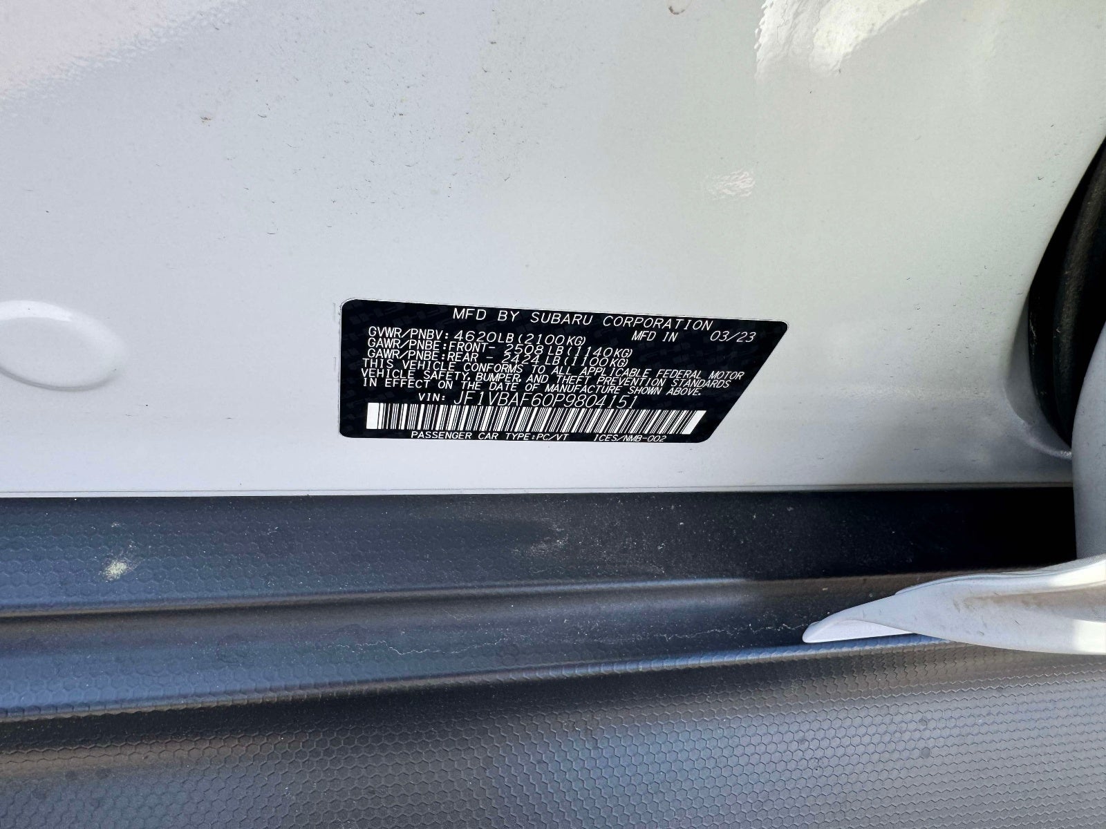 2023 Subaru WRX Premium
