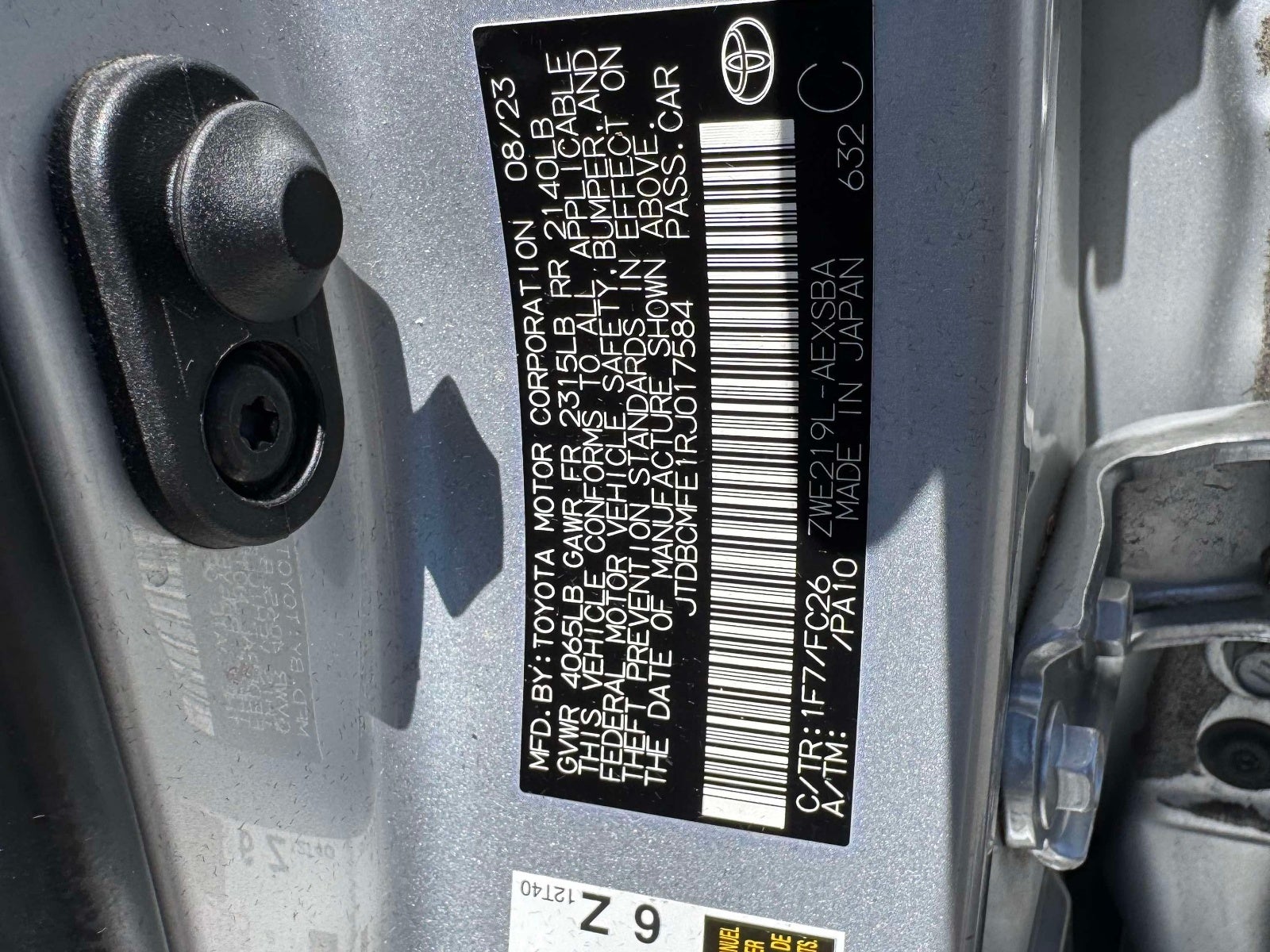 2024 Toyota Corolla Hybrid SE