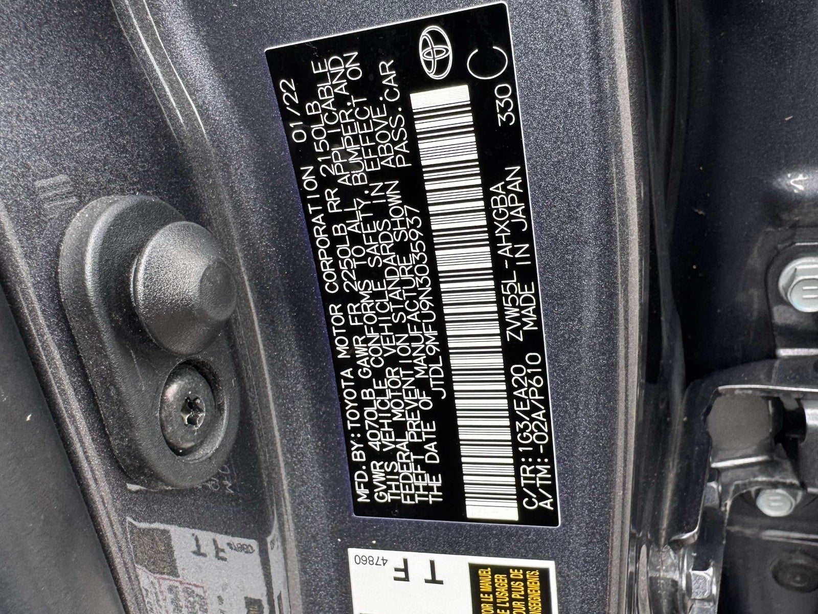 2022 Toyota Prius XLE AWD e