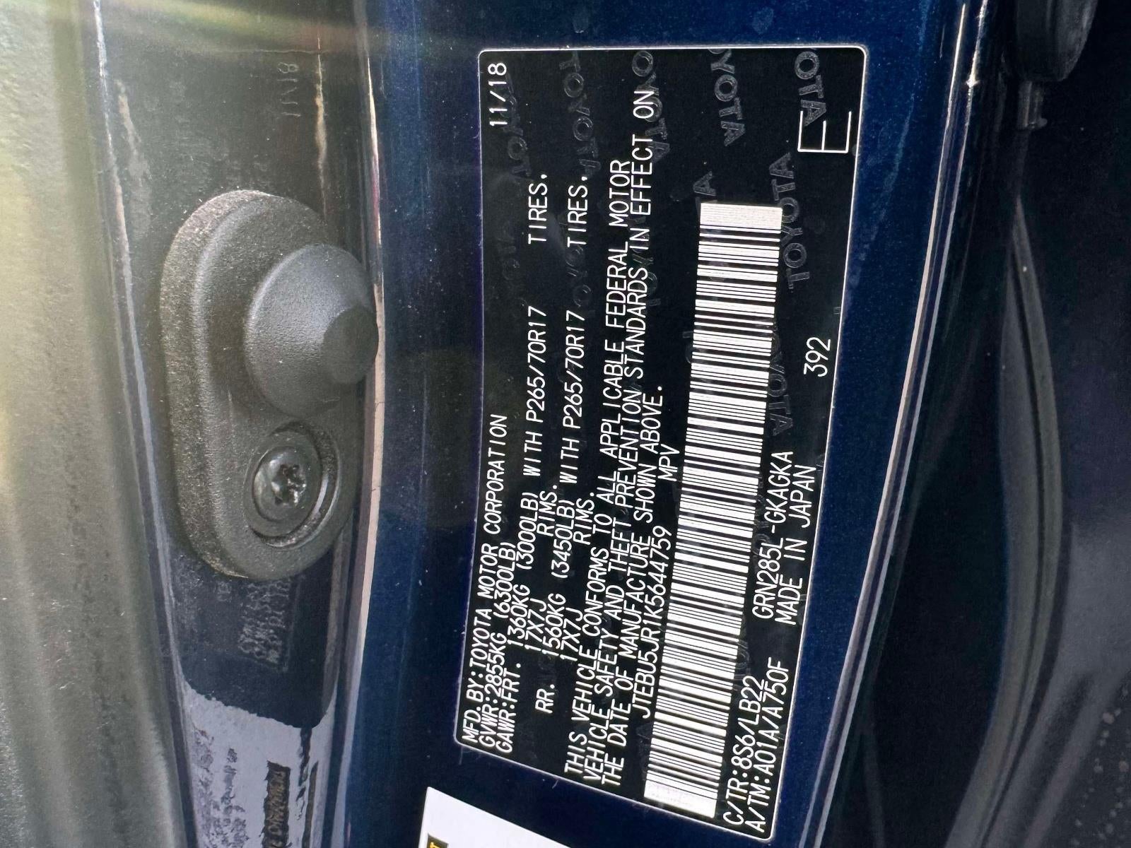 2019 Toyota 4Runner SR5 Premium