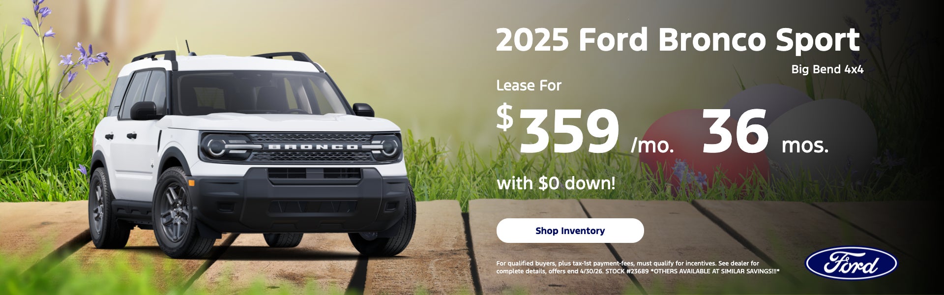 2025 Ford Bronco Sport Big Bend 4x4