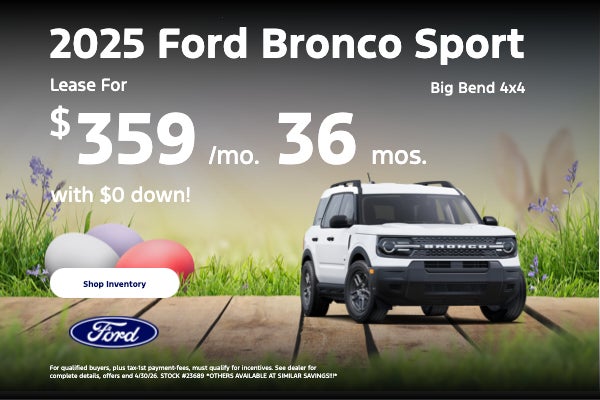 2025 Ford Bronco Sport Big Bend 4x4