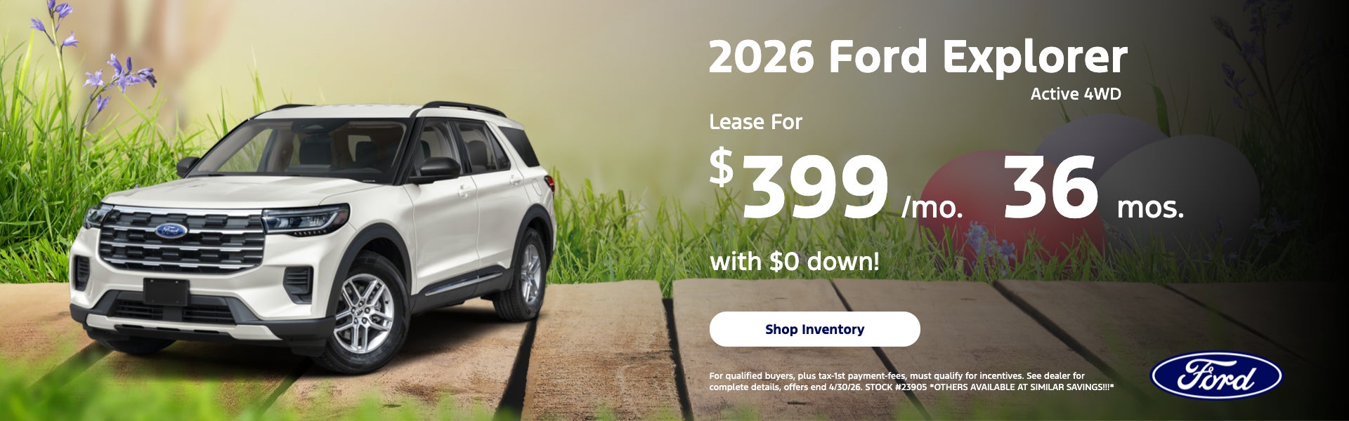 2026 Ford Explorer Active 4WD