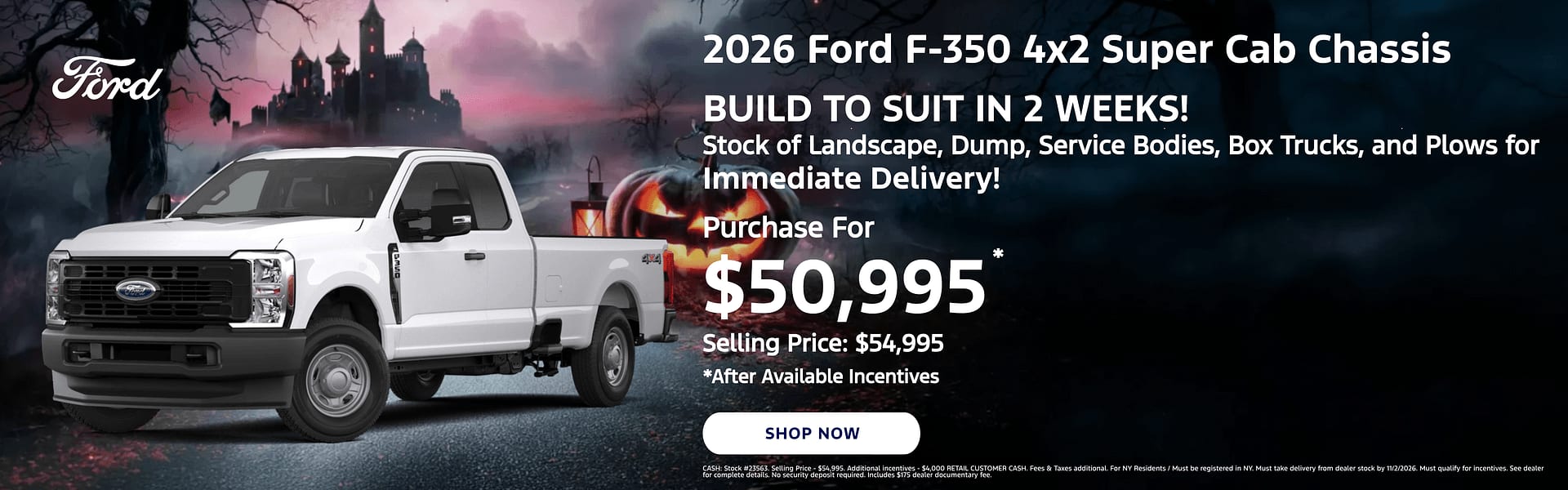 2026 Ford F-350 4X2 Super Cab Chassis